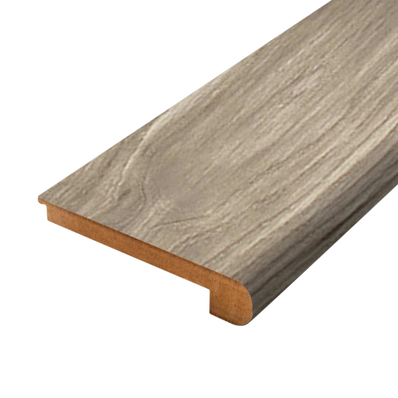 MFSNC-06677 Polished Grey Oak - Mohawk's Performance Accessories - Flush Stair Nose 12mm - MFSNC-06677 Polished Grey Oak