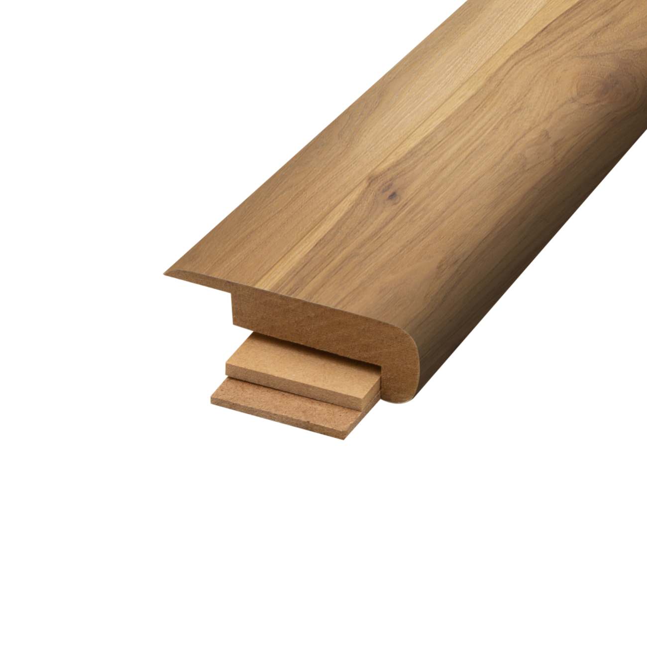 RMSNP-06681 Nutshell Hickory - Pergo's Performance Accessories - Overlap Stair Nose - RMSNP-06681 Nutshell Hickory