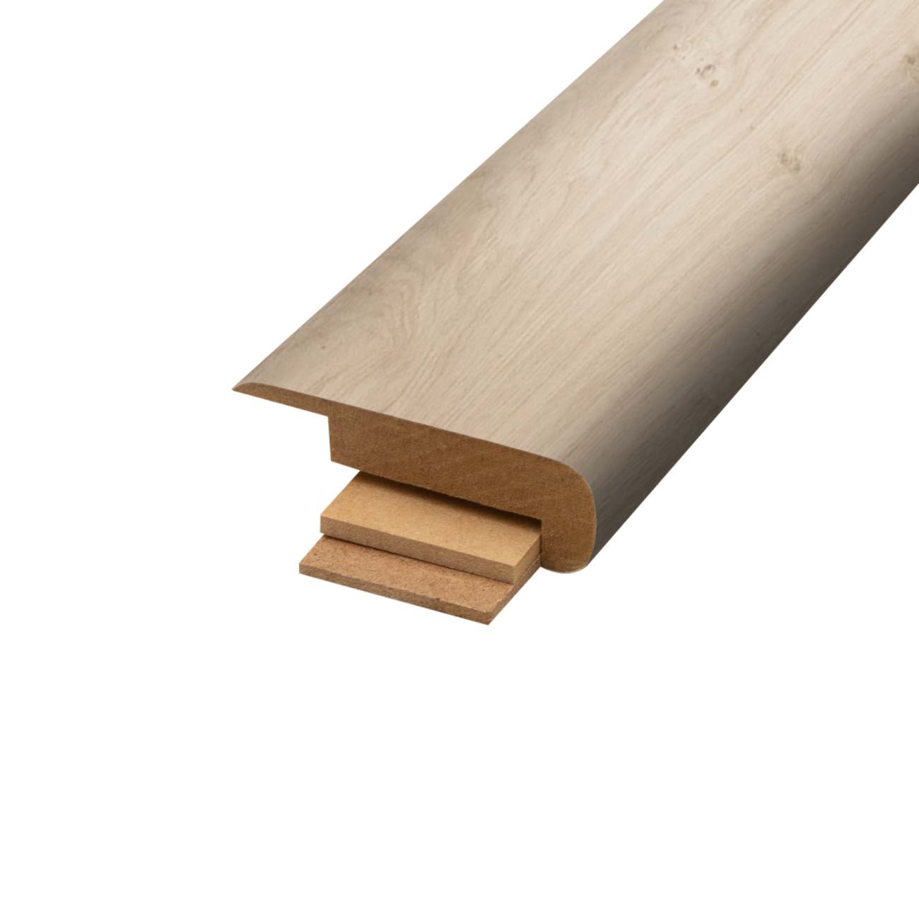 RMSNP-06756 Monument Grey Oak - Pergo's Performance Accessories - Overlap Stair Nose - RMSNP-06756 Monument Grey Oak