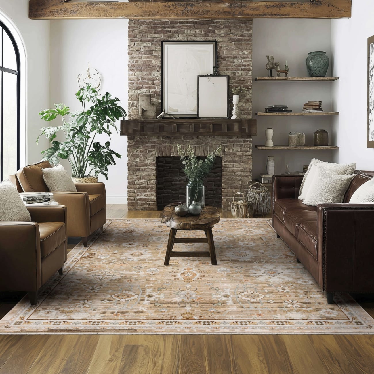 R1393-731 - Karastan Rugs - Persepolis - Masiri Almond R1393