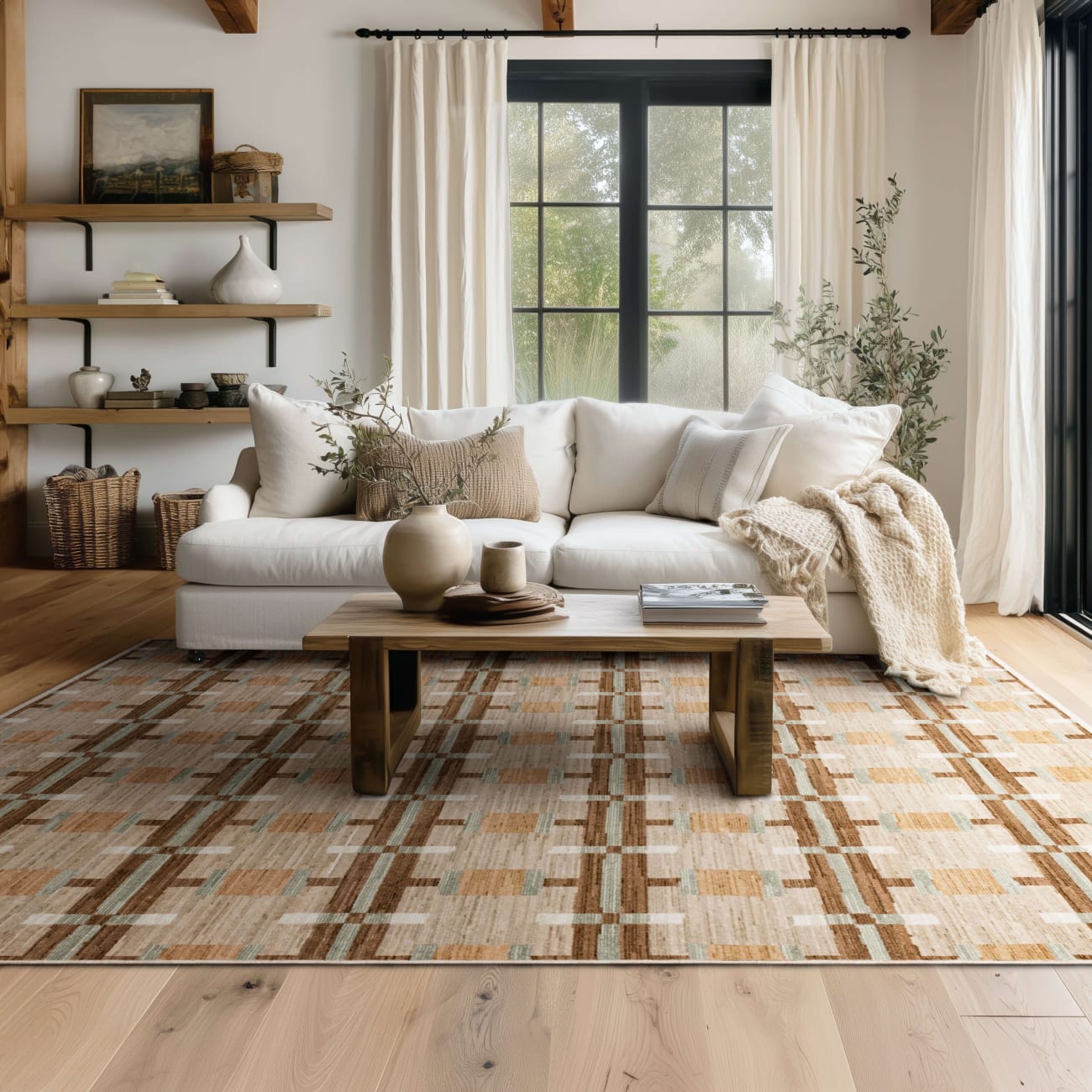 R1544-110 - Karastan Rugs - Persepolis - Minya Brown R1544