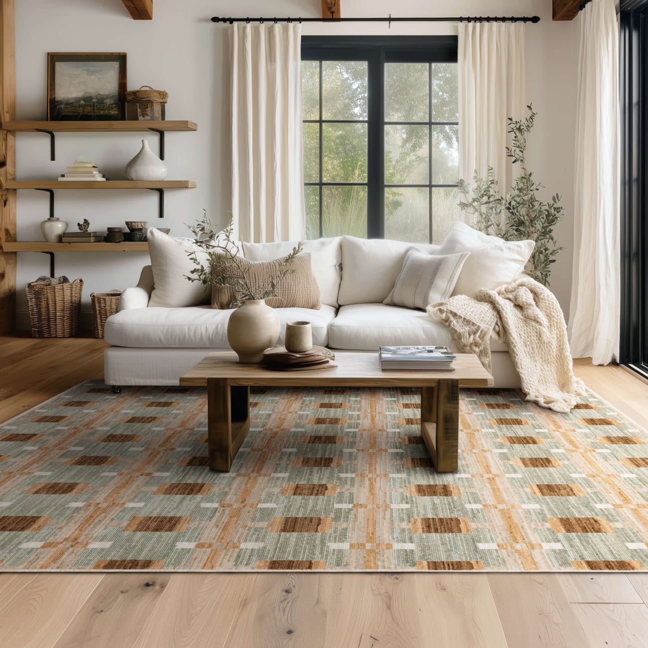 R1544-1035 - Karastan Rugs - Persepolis - Minya Dusty Sage R1544