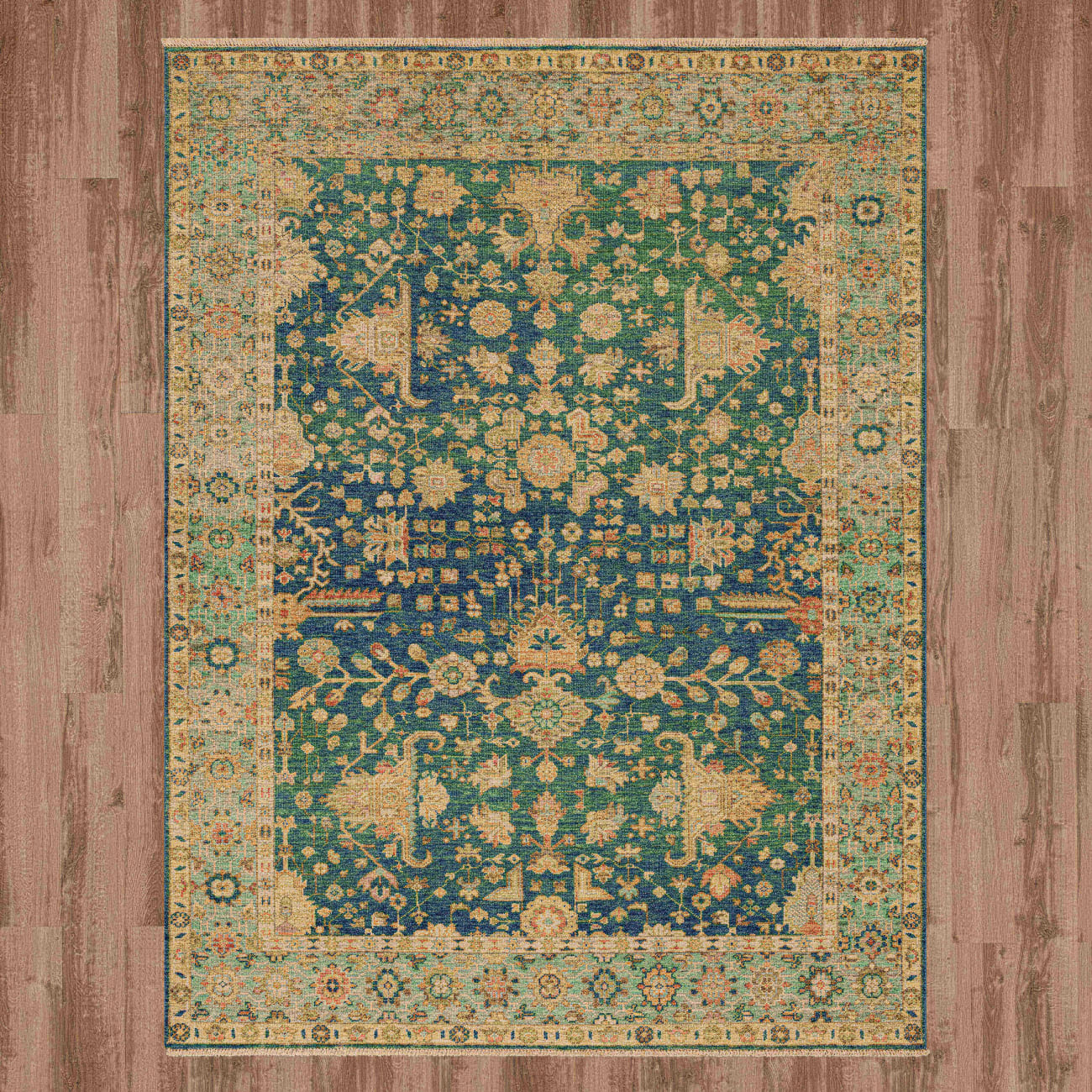 R1430-121 - Karastan Rugs - Sundar - Nisha Navy R1430