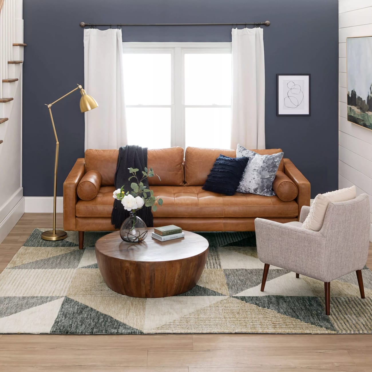 Bowen - Oblique Tan R1147-484 - Drew & Jonathan Home by Karastan - Bowen - Oblique Tan R1147