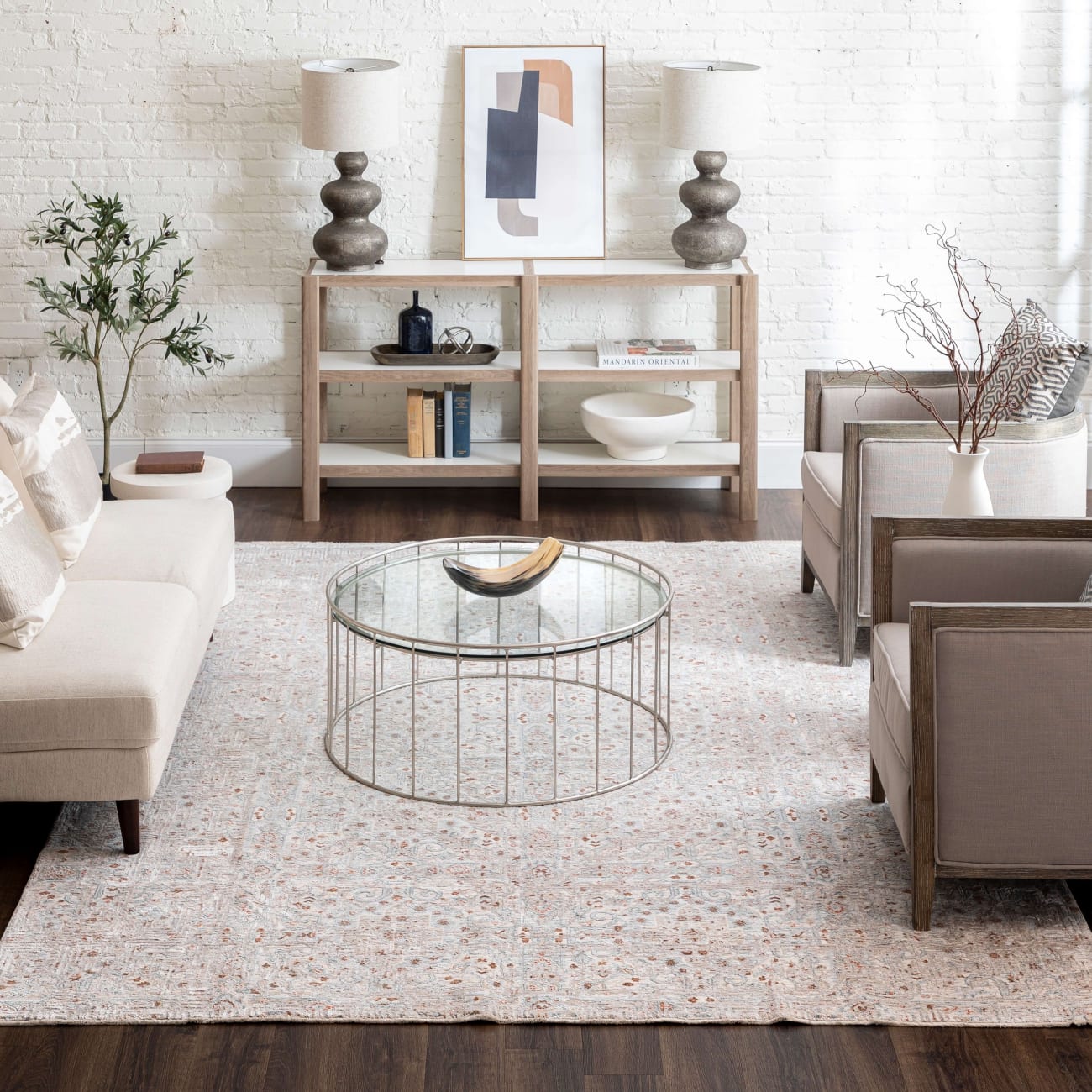 Solitude - Pandosia Cream Lt Beige R1042-569 - Karastan Rugs - Solitude - Pandosia Cream Lt Beige R1042