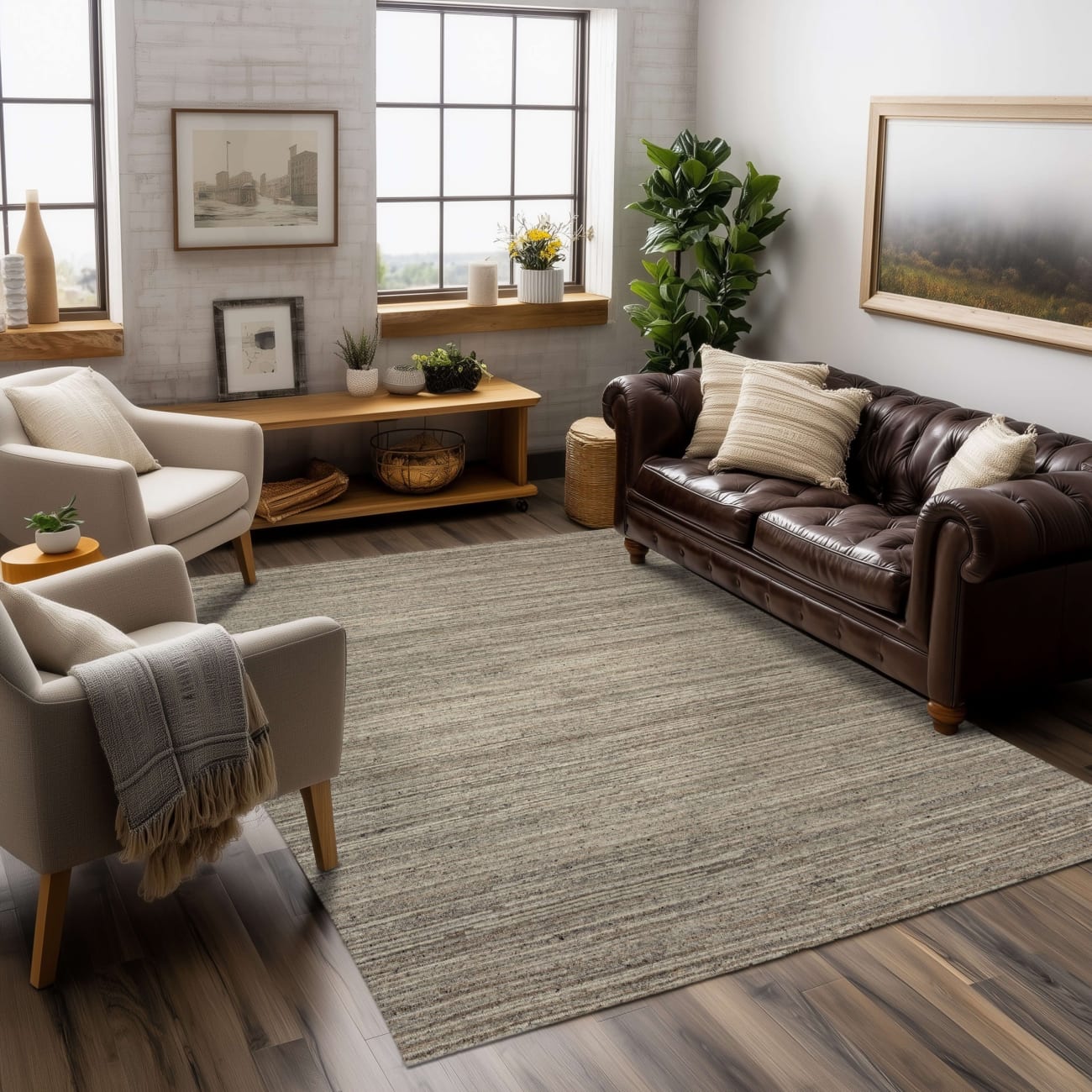 R1460-131 - Karastan Rugs - Raja - Grey R1460