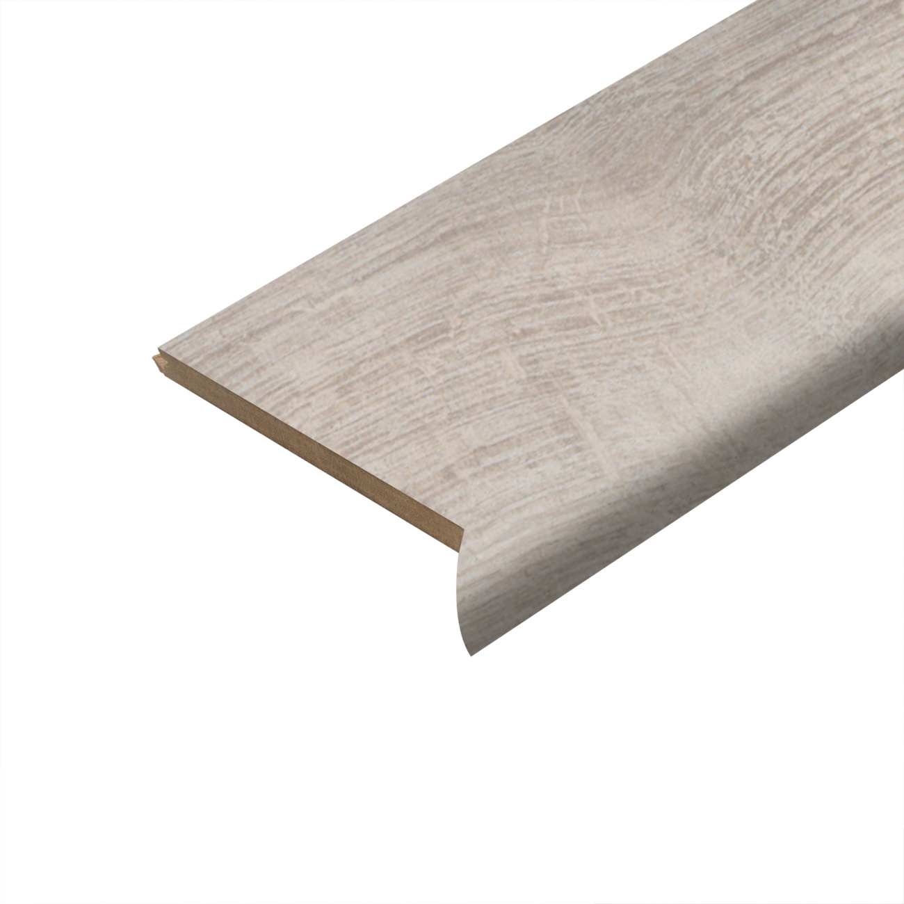 TMSRB-V0102 Cotton Knit Oak - Mohawk's Performance Accessories - TrueMatch Flush Stair Nose - 2 Pieces - TMSRB-V0102 Cotton Knit Oak