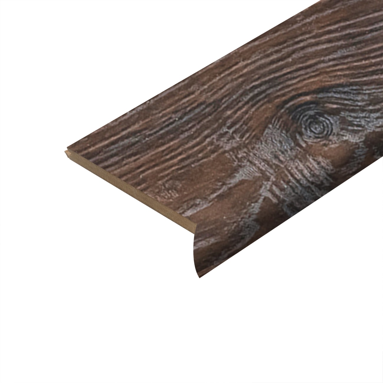 TMSRC-U0157 Bourbon Hickory - Mohawk's Performance Accessories - TrueMatch Flush Stair Nose - 2 Pieces - TMSRC-U0157 Bourbon Hickory