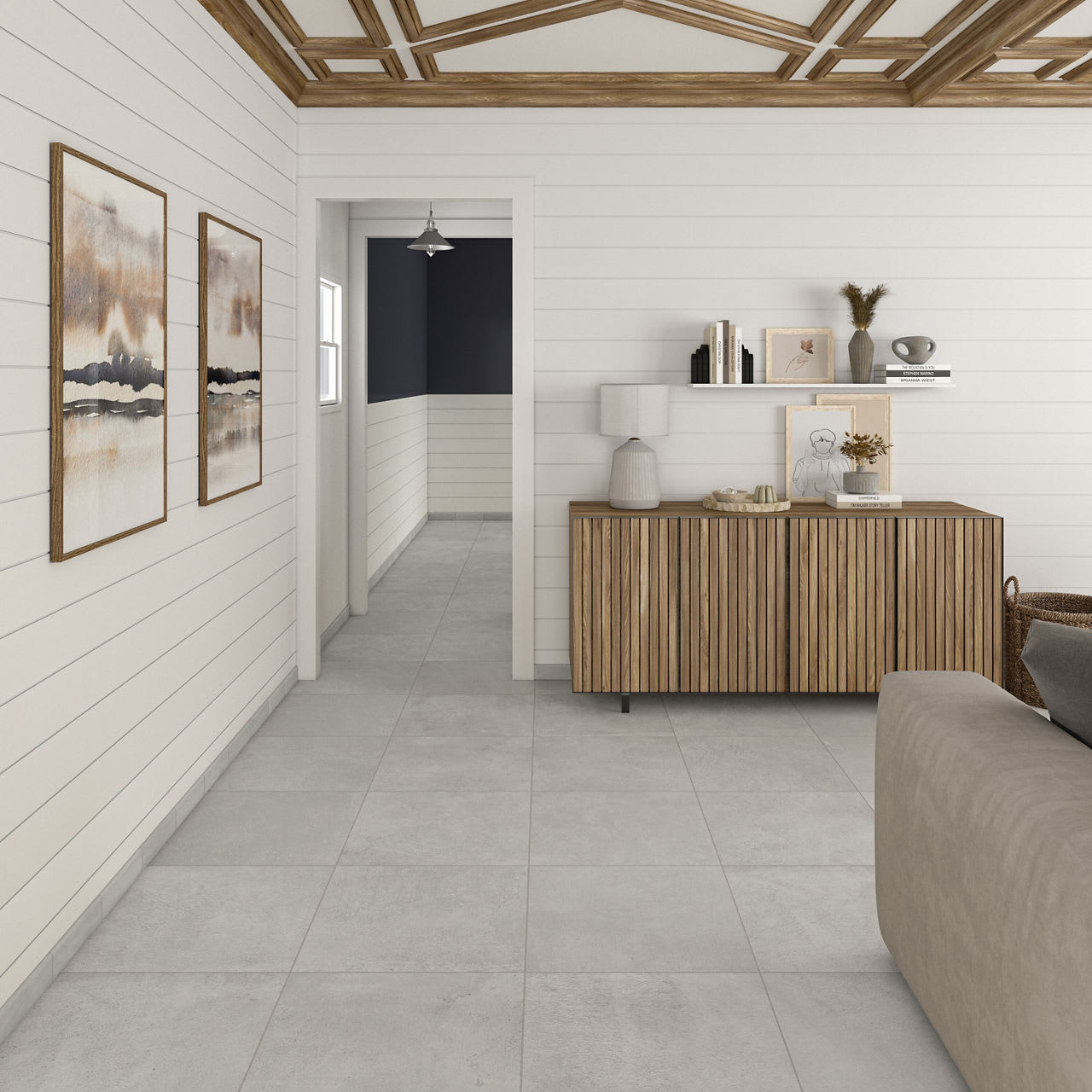 PF0424241PK - Daltile - Portfolio - Dove Grey - 24.00 in x 24.00 in