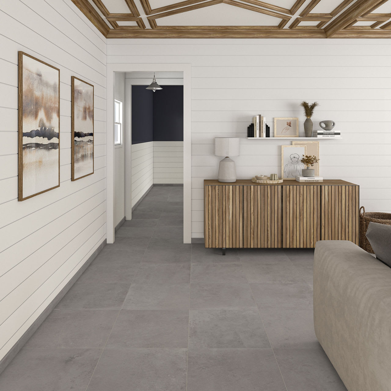 PF05RCT1224RMT - Daltile - Portfolio - Ash Grey - 12.00 in x 24.00 in
