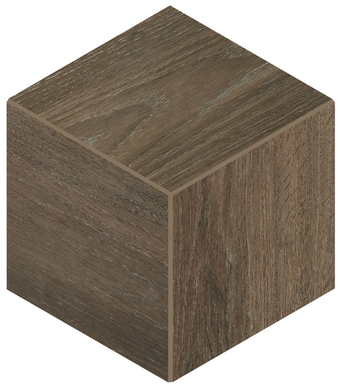 EP053DCUBEMS1P2 - Daltile - Emerson Wood - Hickory Pecan - 12 x 12 - 3D Cube Mosaic