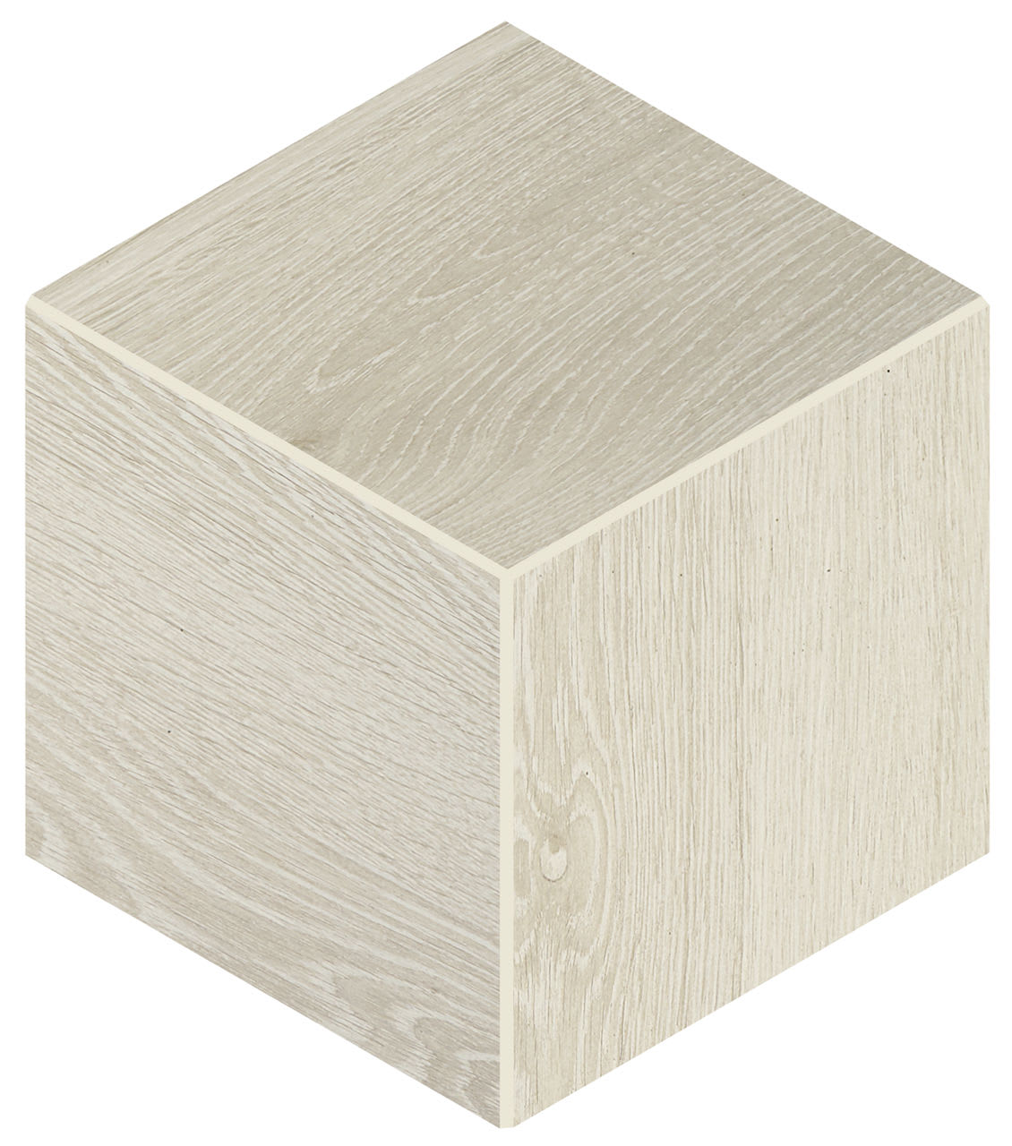 EP063DCUBEMS1P2 - Daltile - Emerson Wood - Ash White - 12 x 12 - 3D Cube Mosaic