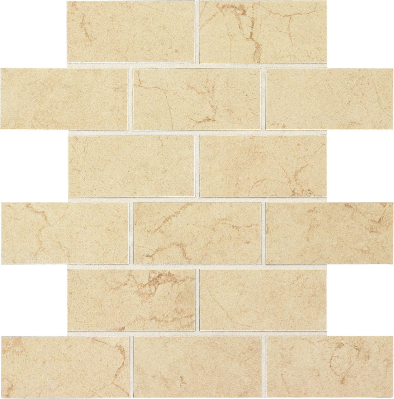 FL0724BJPMS1P2 - Daltile - Florentine - Marfil - 2.00 in x 4.00 in - Brick Joint Mosaic
