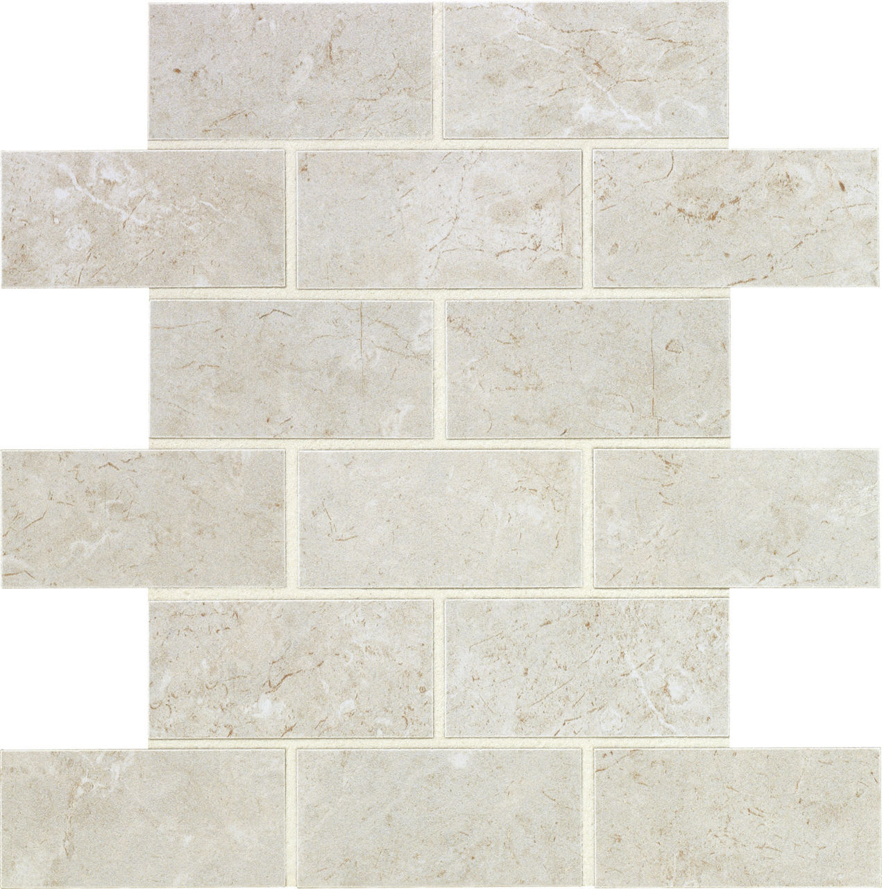 FL0824BJPMS1P2 - Daltile - Florentine - Argento - 2.00 in x 4.00 in - Brick Joint Mosaic