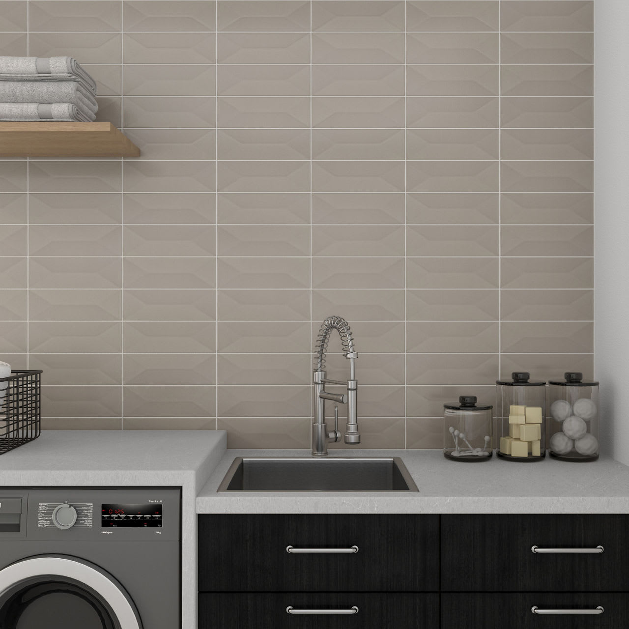MY92412MODWC1P2 - Daltile - Mythology - Harmonia - 4.00 in x 12.00 in - Wave Crest