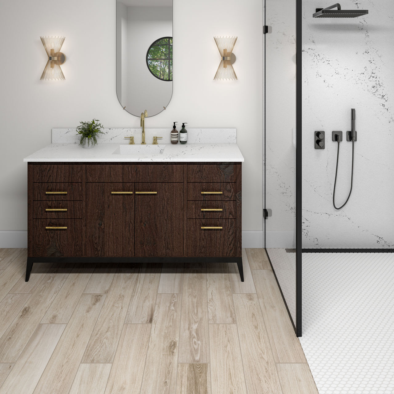 SD13636S1PR - Daltile - Saddle Brook - Oak Trail - 6.00 in x 36.00 in