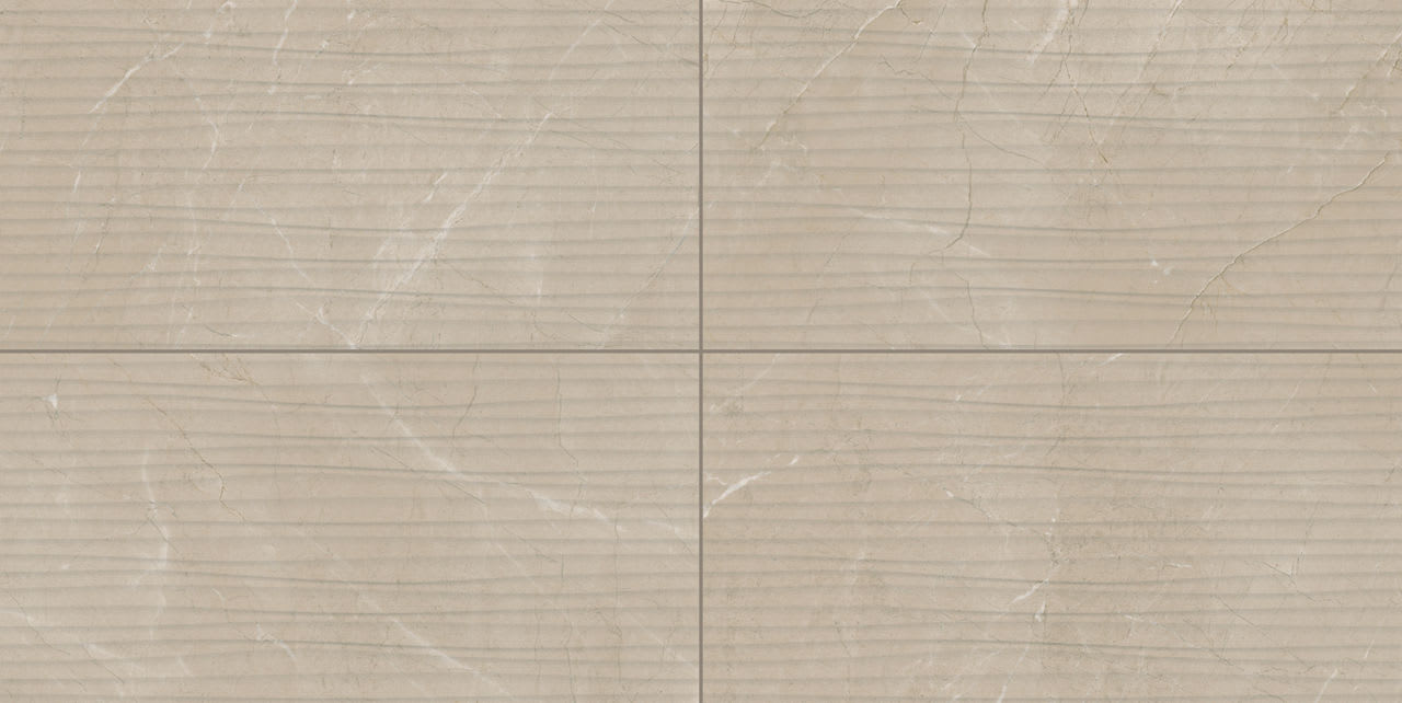 PT221224MWAV1P2 - Daltile - Perpetuo - Elegant Beige - 12.00 in x 24.00 in - Wave - Satin