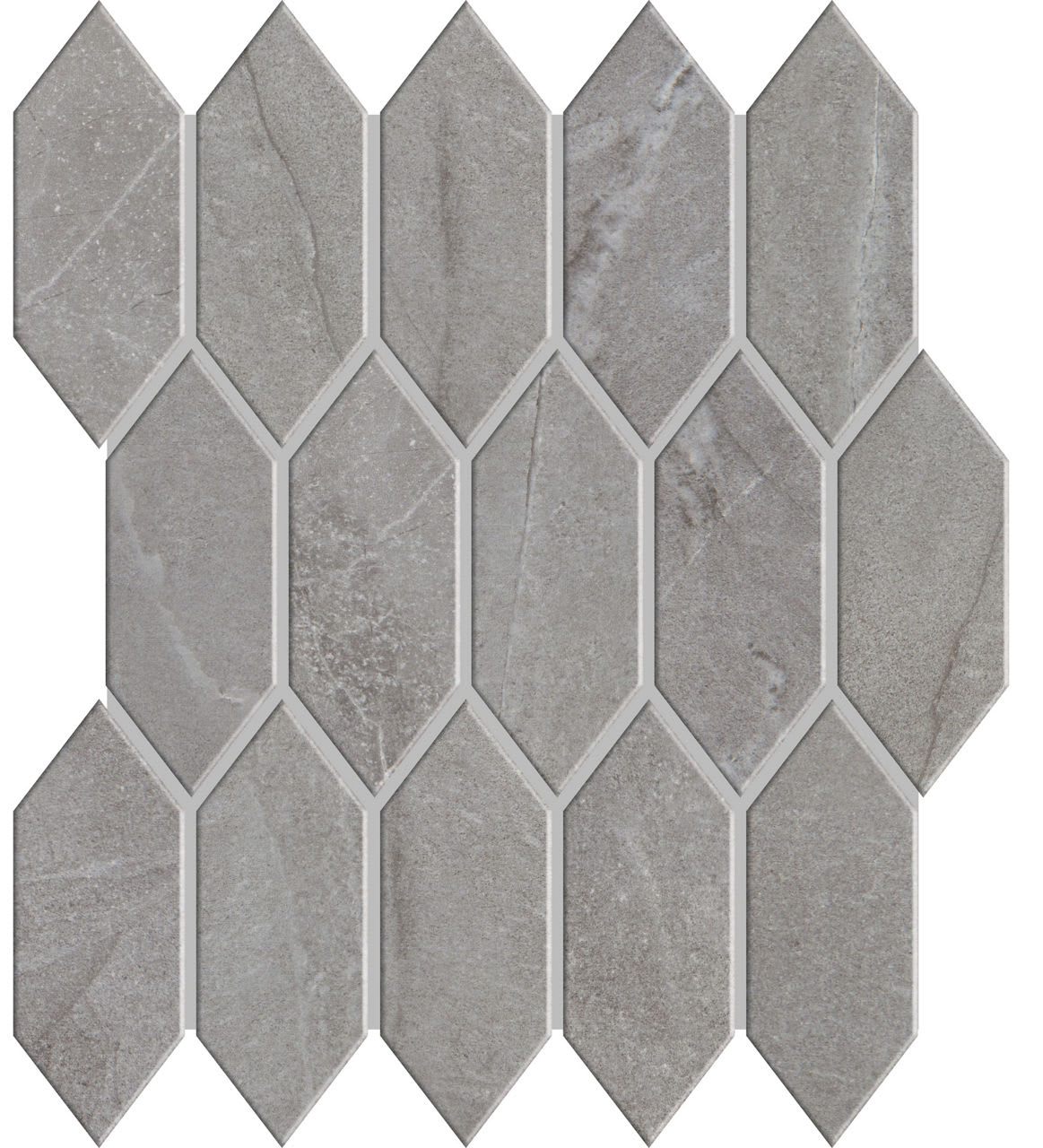 MB2225PICKMS1P2 - Marazzi - Marble Obsession - Grigio - 2 x 5 - Picket Mosaic - Satin