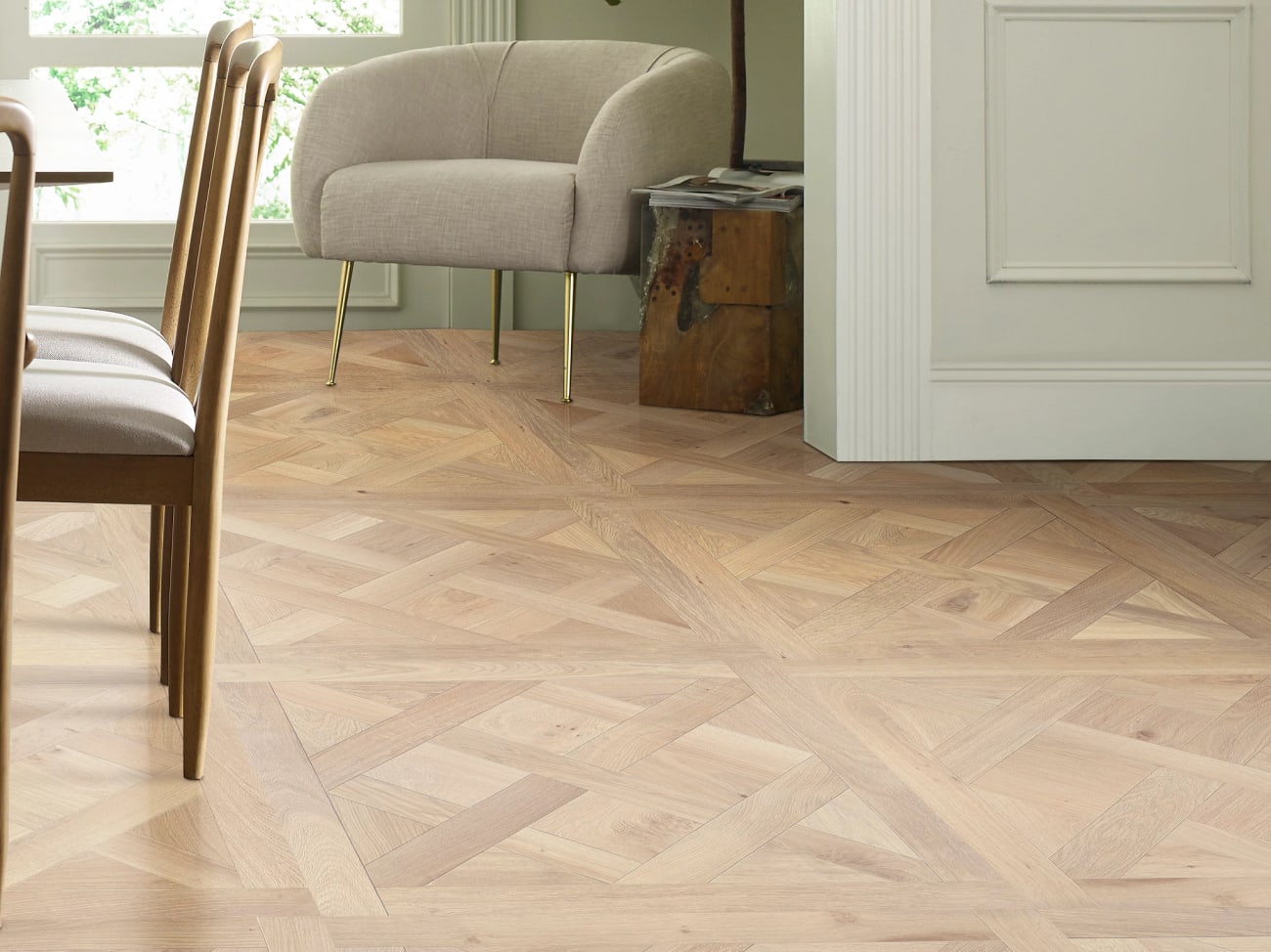 AA849-11100 - Anderson Tuftex - Provincial Parquet - Parchment