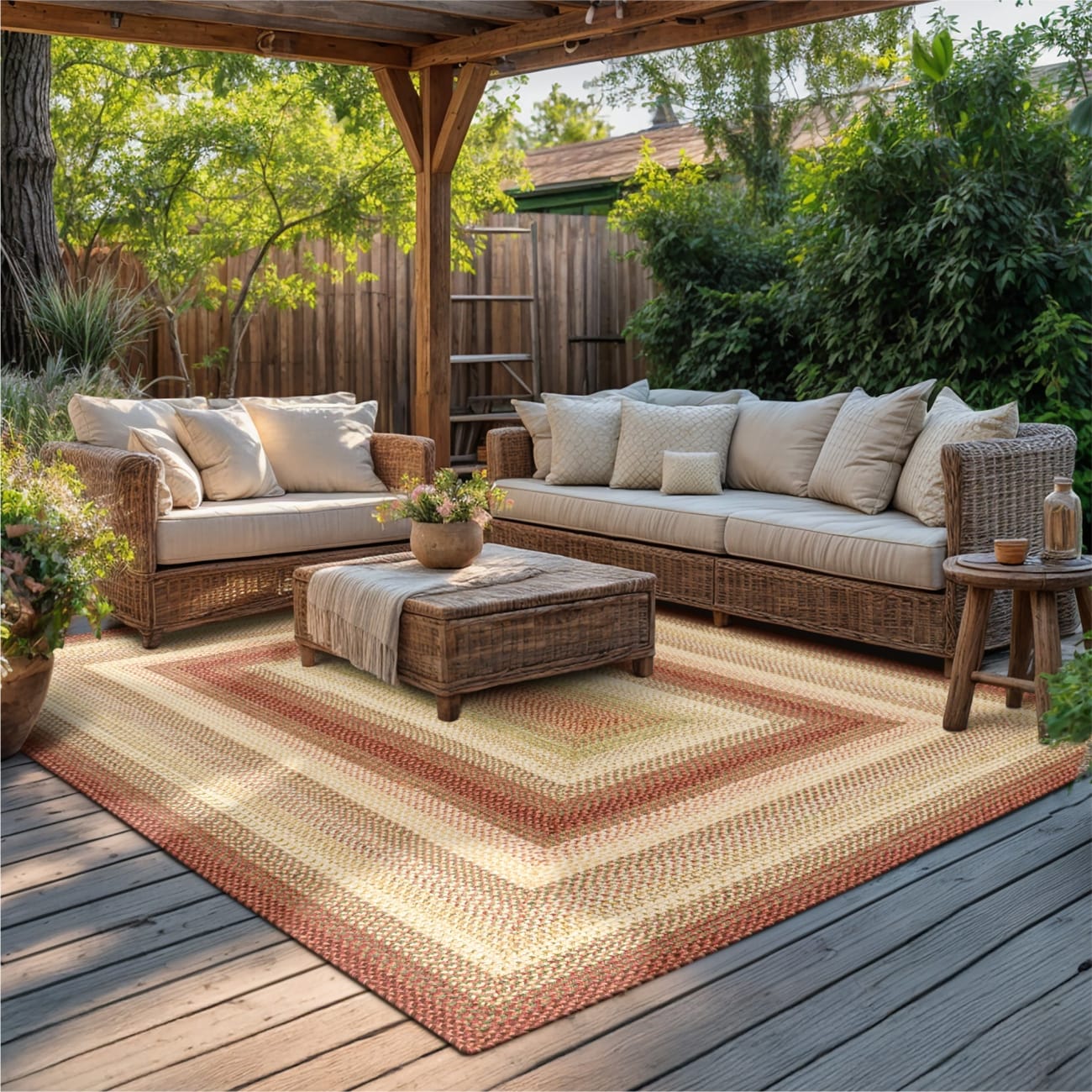 HUDBR-Barcelona - Homespice - Ultra Durable Braided Rug - Barcelona