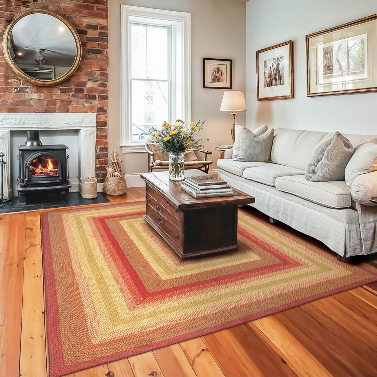 HJBR-CiderBarn - Homespice - Jute Braided Rug - Cider Barn