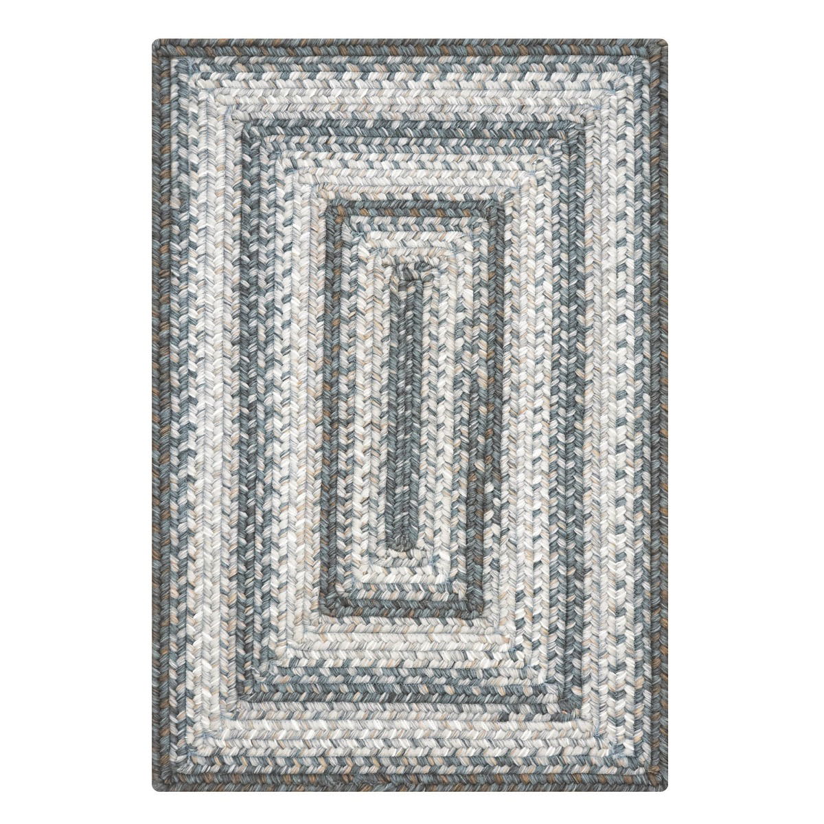 HUDBR-Graphite - Homespice - Ultra Durable Braided Rug - Graphite