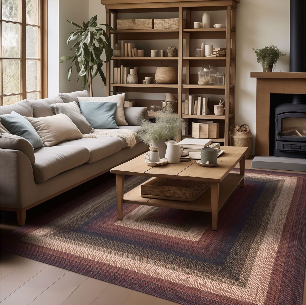 HJBR-Prescott - Homespice - Jute Braided Rug - Prescott