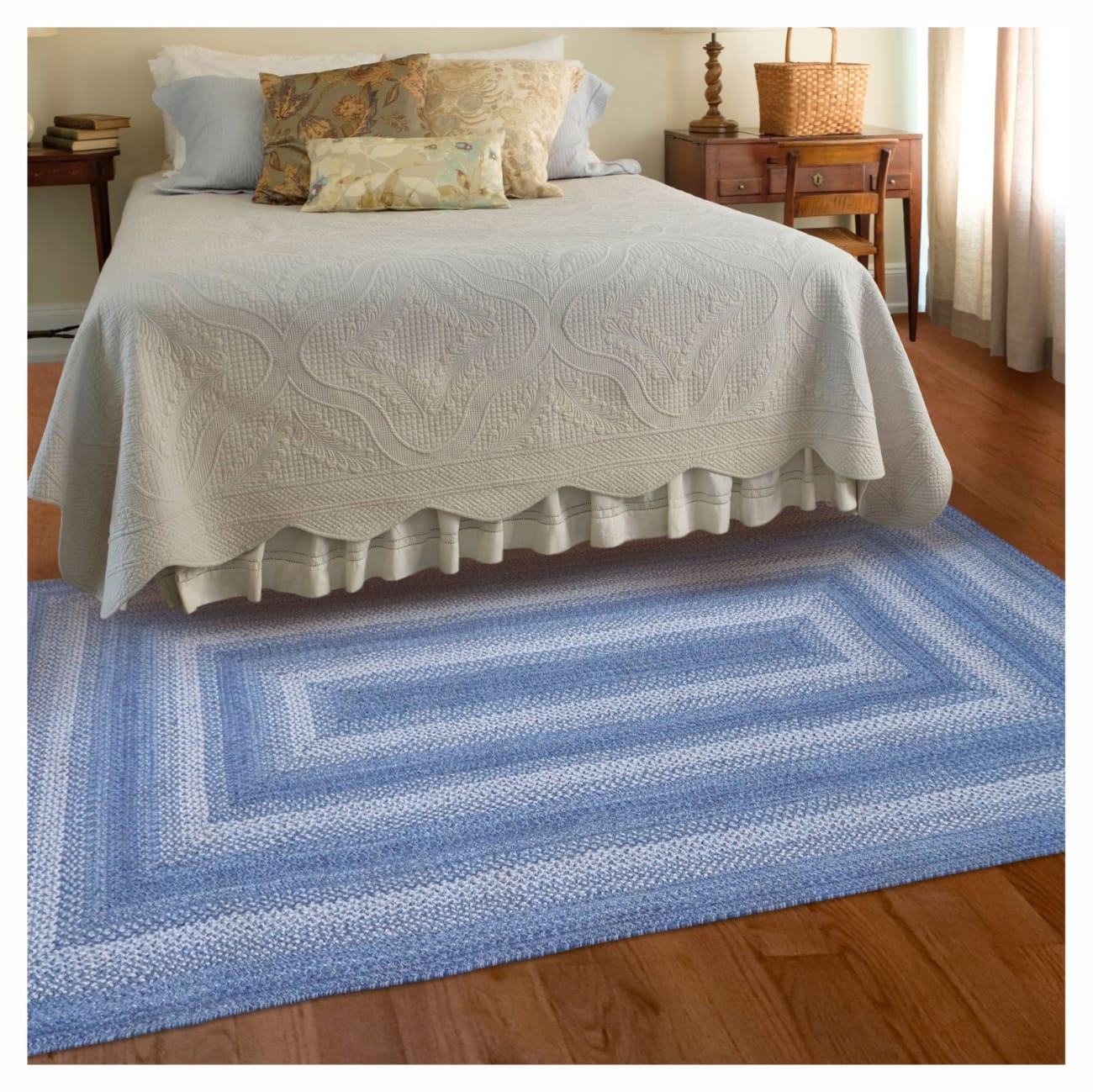 HJBR-Denim - Homespice - Jute Braided Rug - Denim