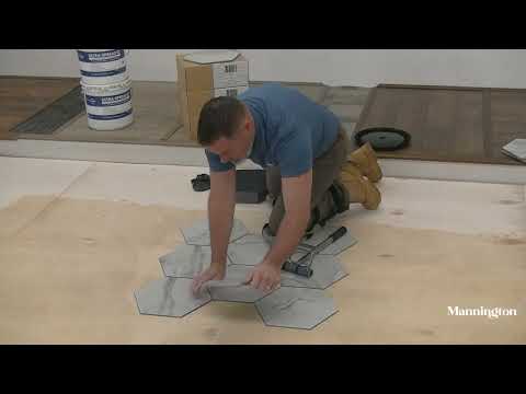 How to Install Mannington ADURA®APEX Hexagon Flooring
