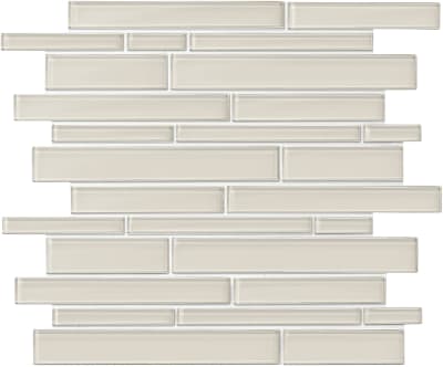 AM51LNRANMS1P - Taupe 11 x 13 Mosaic Glass