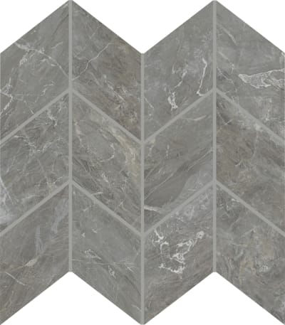 FM1336CHEVMS1L2 - Glamour 3.00 in x 6.00 in Chevron Mosaic Polished