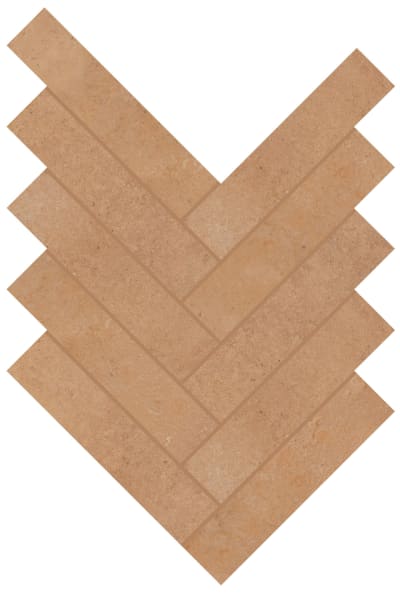 RK14HER26MSXTMT - Terracotta 2.00 in x 6.00 in Herringbone Mosaic
