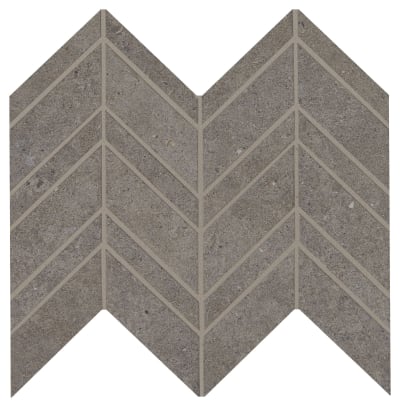 MF05CHEVRMS1P2 - Smoky Ridge 12.00 in x 13.00 in Chevron Mosaic