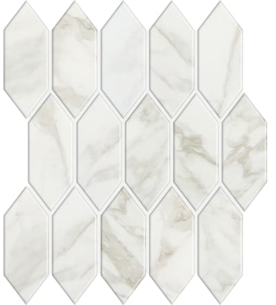 MB2022MS1P2 - Arabescato 2.00 in x 2.00 in Straight Joint Mosaic