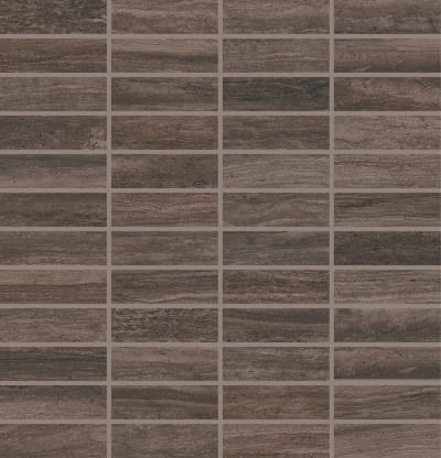 AR1013MS1P2 - Headline Grey 1.00 in x 3.00 in Mosaic Matte