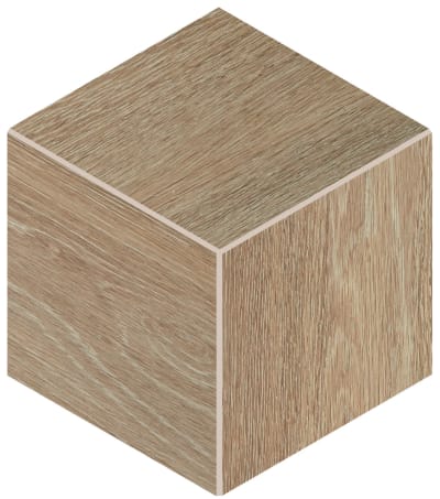 EP013DCUBEMS1P2 - Butter Pecan 12.00 in x 12.00 in 3D Cube Mosaic