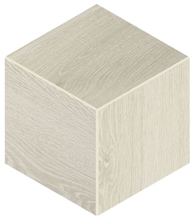 EP063DCBMSMB1P2 - Ash White 12 x 12 3D Cube Mosaic Microban