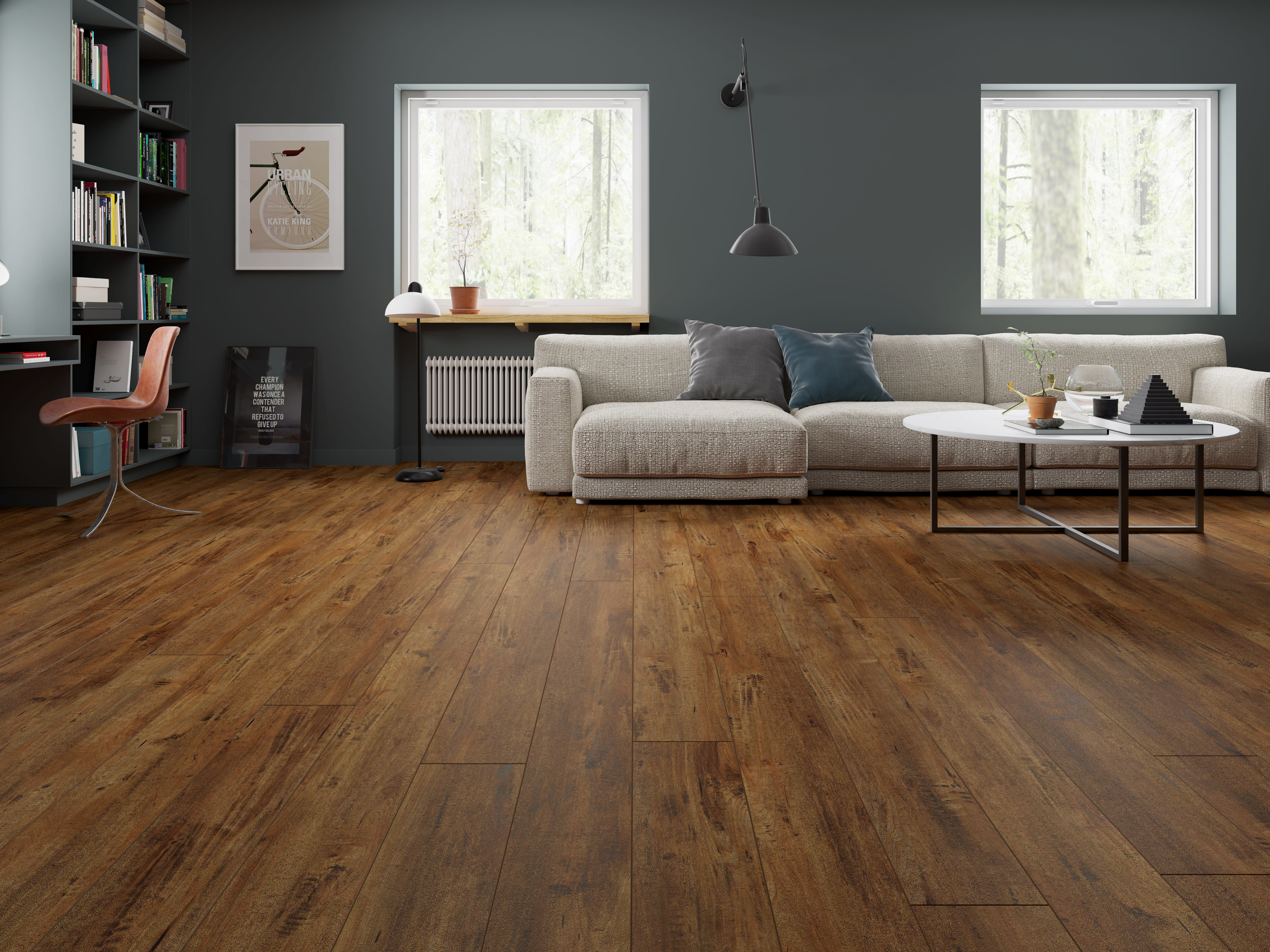 LOWEN88 EPSハーフカーボン5,4 Lions Floor - Lone Star Spirit SPC - Chocolat | LI-TS105V2