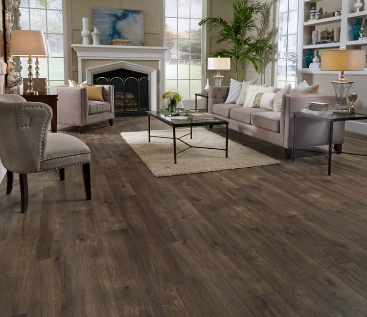 Mannington - Restoration Collection Wide Plank - Hillside Hickory Coal 309309