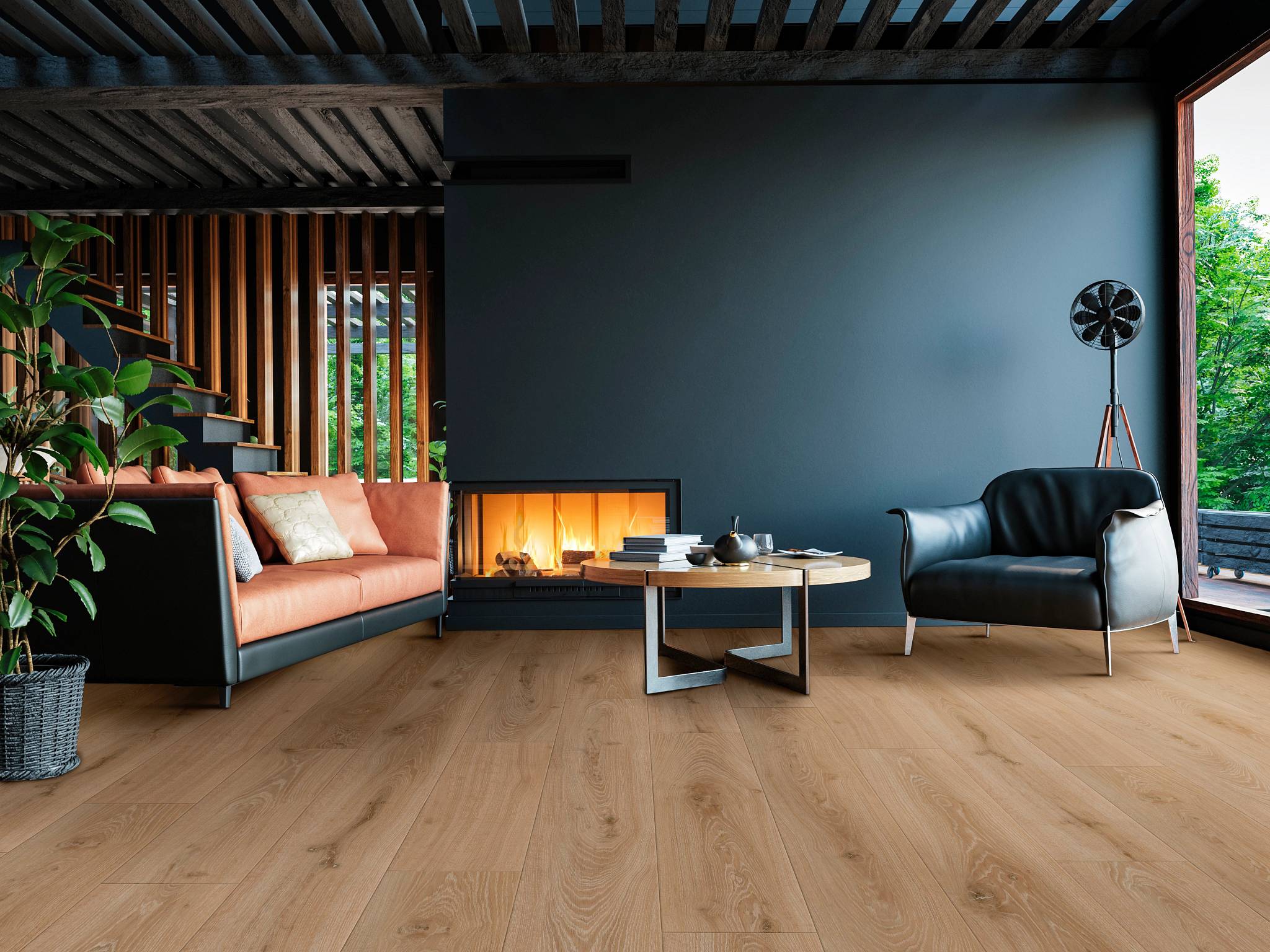 COREtec Mocha Field Oak - Waterproof Vinyl - CR504-02115