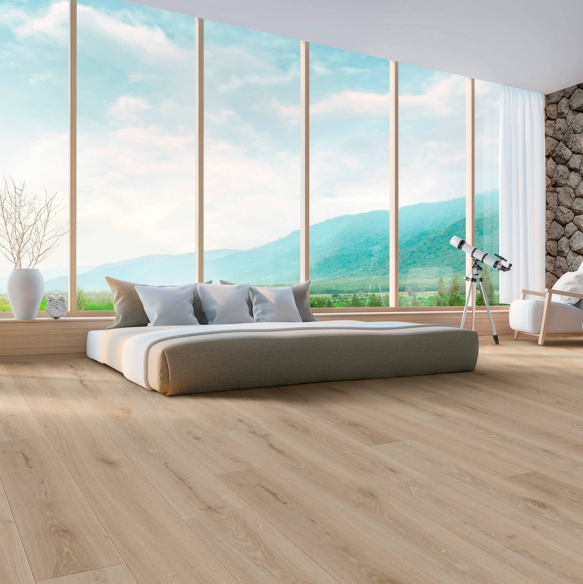 COREtec Soft Taupe Oak - Waterproof Vinyl - CR504-04068