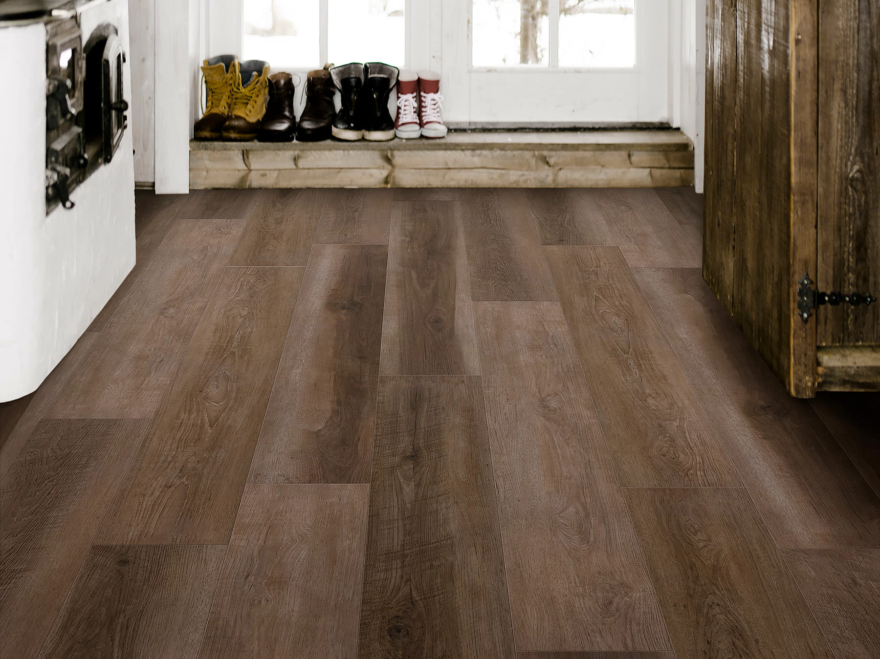 Shaw Luxury Vinyl Classic Series - Aspire Natural Bevel - Trailblazer Grey