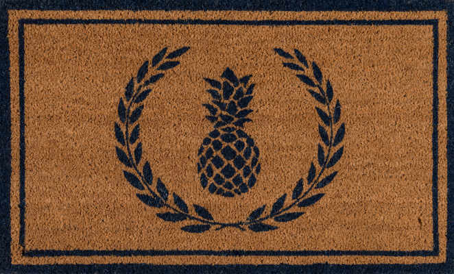 PARK0PAR-1NVY1626 - Erin Gates - Park - Pineapple - Navy PAR-1 - 1'6" X 2'6"