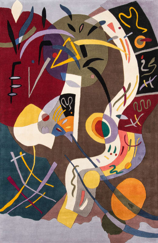 NEWWANW-61MTI2680 - Momeni - New Wave - Multi NW-61 - 2'6" X 8' Runner