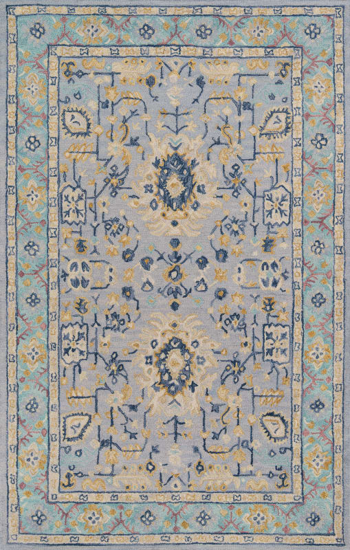 TANGITAN30BLU2030 - Momeni - Tangier - Blue TAN30 - 2' X 3'
