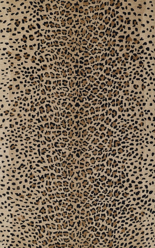 WOODLWOD-2BGE2680 - Erin Gates - Woodland - Leopard - Beige WOD-2 - 2'6" X 8' Runner