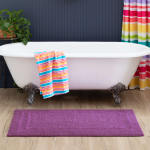 Boardwalk Bath - Cotton Reversible Fiesta Coral Rose N6474-9704 - small 