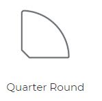 AAQTR-11020 Sovereign(QTR) - Anderson Tuftex - Quarter Round  - AAQTR-11020 Sovereign(QTR)