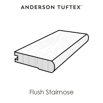 165FS-02082 Samba (FSN) - Anderson Tuftex - Flush Stairnose - 165FS-02082 Samba (FSN)