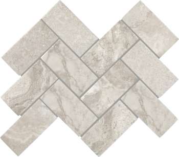 AR4224HERRMS1P2 - Daltile - Archaia - Province Grey - 2 x 4 - Herringbone Mosaic